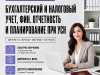 Бухгалтерский и налоговый учет, финансовая отчетность и планирование при УСН